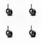 Service Caster 2.25 Inch Bright Chrome Soft Tread Ball Caster - 7/16 Inch Grip Ring Stem, 4PK SCC-GR01S214-DCR-BC-71678-4 - alternate 1